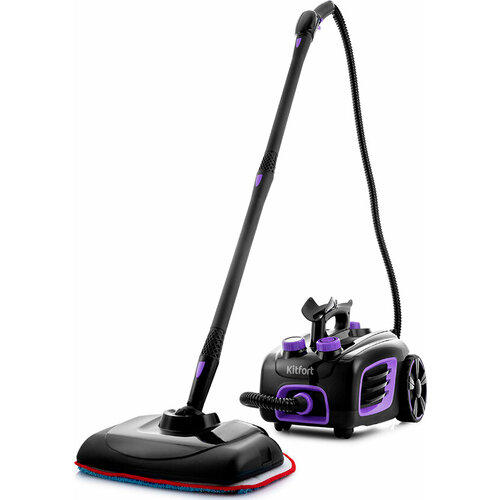 Пароочиститель Kitfort КТ-932 черный желтый 2189000₽