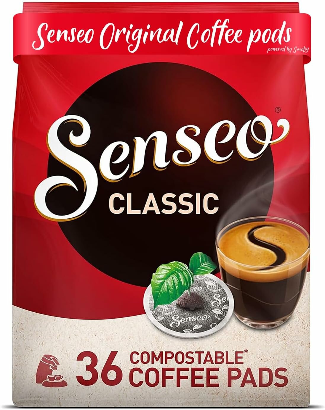 Кофе в чалдах Senseo Classic 36 порций