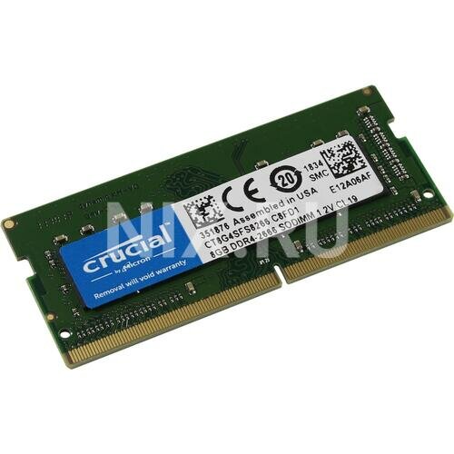 Модуль памяти Crucial Basics Laptop CT8G4SFS8266