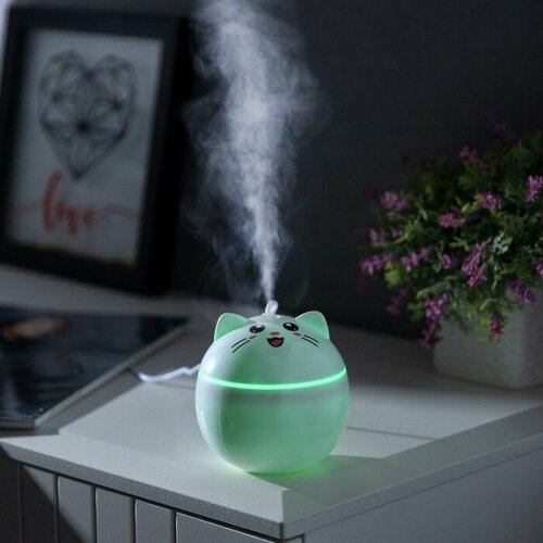 Увлажнитель HM-16 Котенок ультразвуковой 023 л 2 Вт подсветка USB в комп-те 90300₽