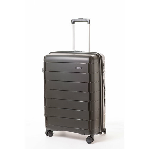 Чемодан American Tourister, 64 л, размер M, бежевый