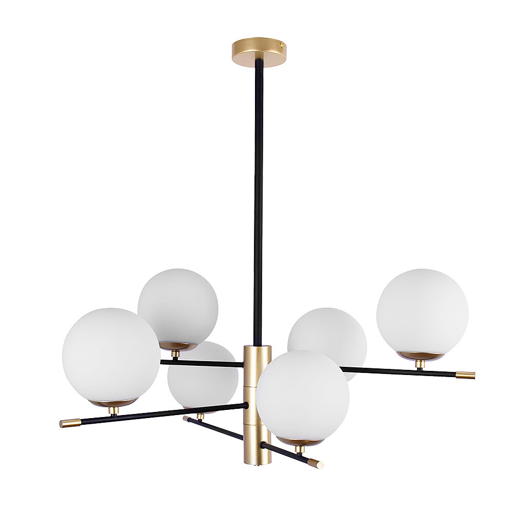 Люстра на штанге Arte Lamp Arkab A2225LM-6BK E14 кол-во ламп:6шт Черный