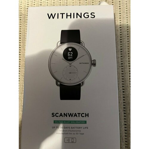 Умные часы Withings ScanWatch 38мм белый 2880000₽