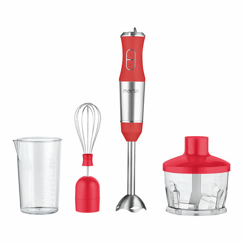 MARTA MT-1566 красный коралл кухонный процессор 146300₽