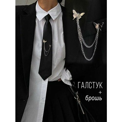 Галстук , черный