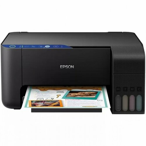 МФУ струйный Epson L3251 C11CJ67409 A4 WiFi USB черный 2982600₽