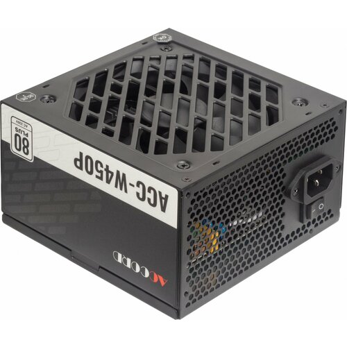 Блок питания Accord ATX 450W ACC-W450P 80 PLUS WHITE 204pin 120mm fan 6xSATA 2772₽