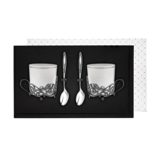 Чайный набор Ажурный микс посеребренный 20251₽