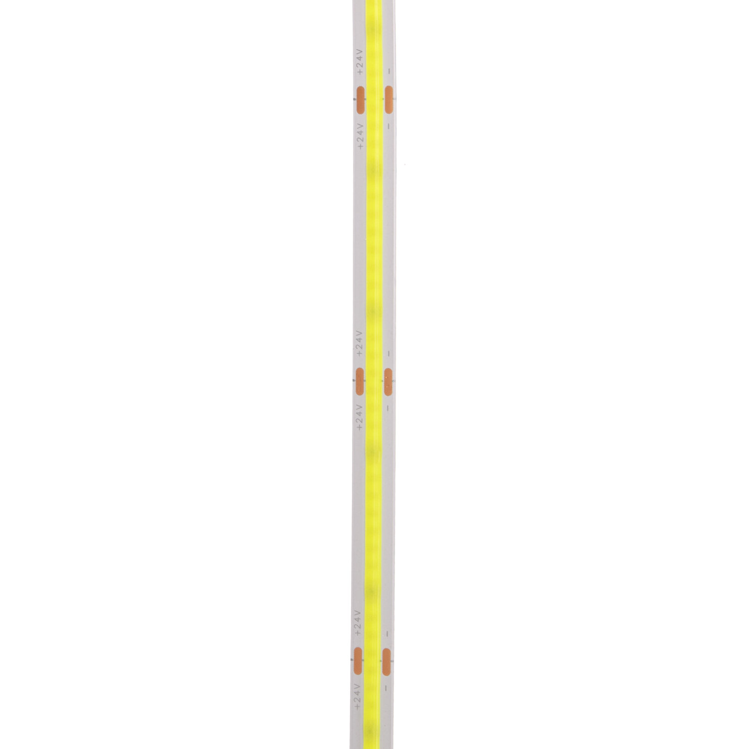 Лента светодиодная Rexant 24В, COB 8Вт/м, 320 LED/м, зеленый, 8мм, 5м, IP20 - фото №4
