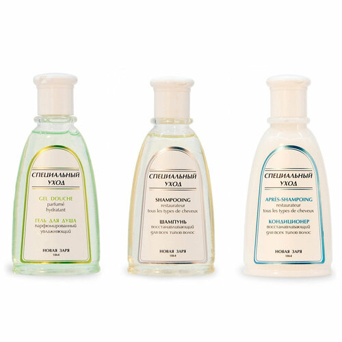 Новая Заря Soin Special набор гель для душа шампунь кондиционер для волос 100 100 100 мл для женщин 2090₽