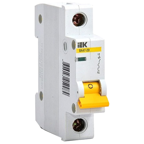 Автоматический выключатель 1P 16А 45кА BA47-29 х-ка C IEK 699₽