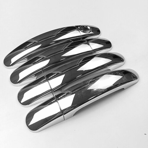 Хром накладки на ручки для Ford Focus II Focus III комплект на 4 двери ABS-пластик 1580₽