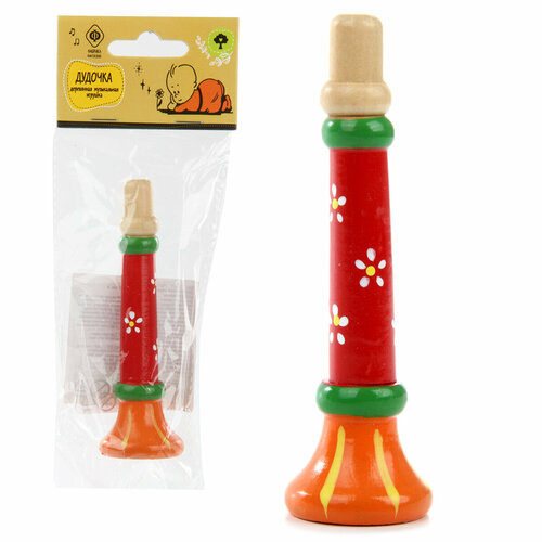 Деревянная игрушка музыкальный инструмент Дудочка Фабрика Фантазий 275₽