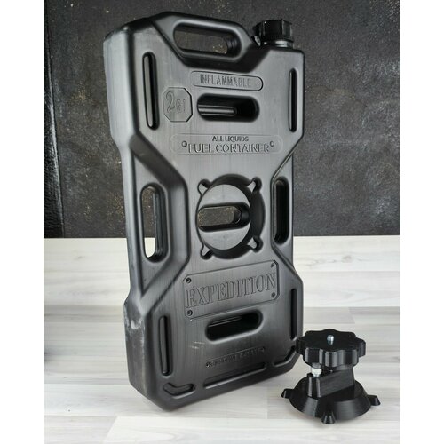 Комплект Канистра Экстрим+ 10 л. и Крепление для экспедиционной канистры 