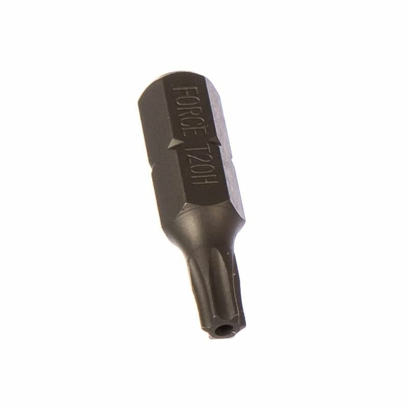 Изображение Бита Torx 1/4 Т20H длина 25 мм, с отверстием, Force 1272520