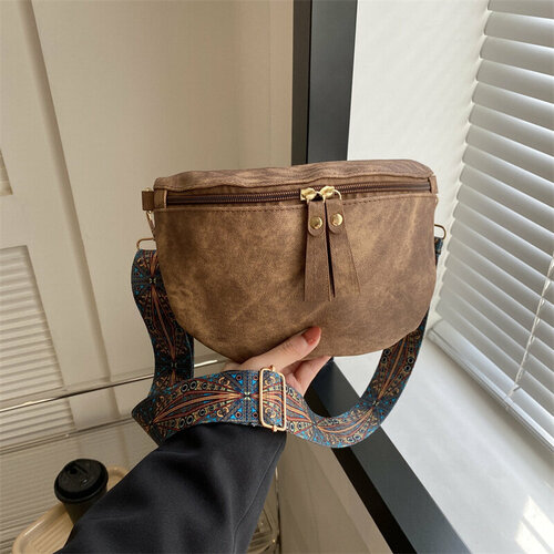 Сумка мессенджер Others коричневый 846₽