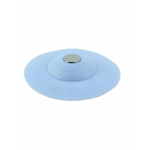 Сетка для раковины 10 х 10 см Фильтр для слива ванной и раковины ТН163-7 цвет голубой Сито для раковины 190₽