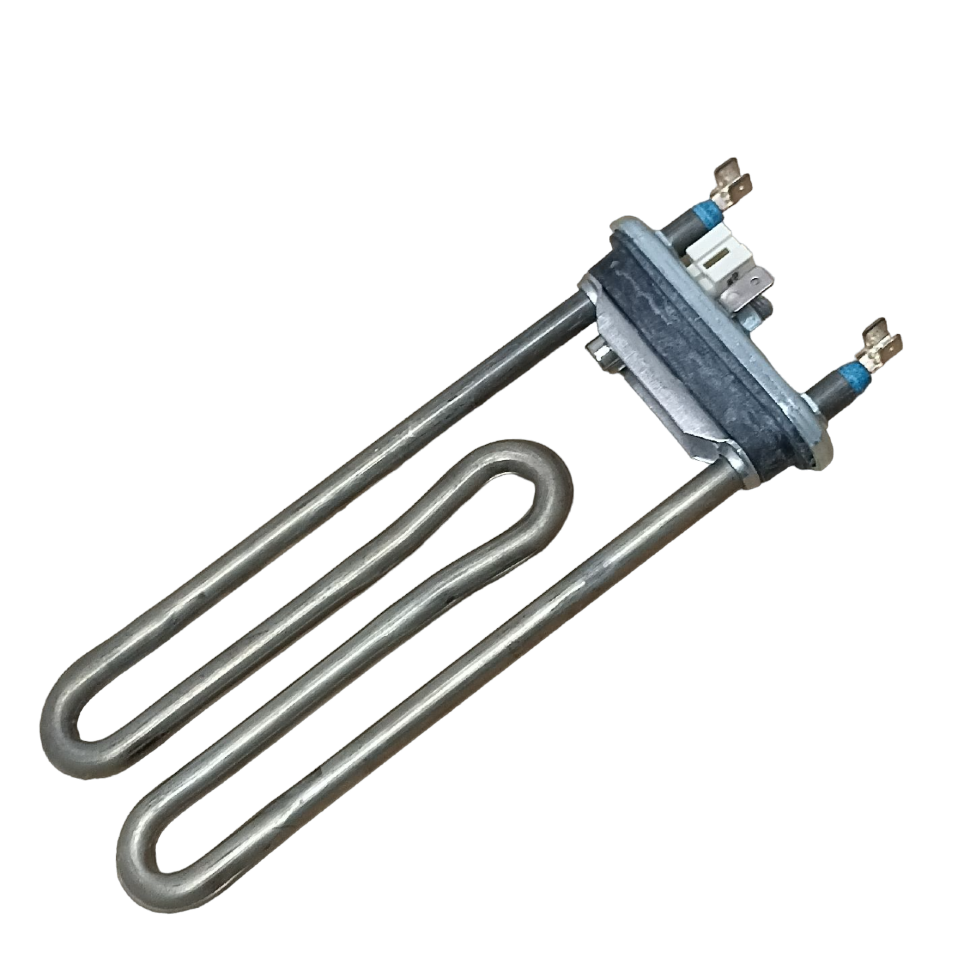 Нагреватель (ТЭН) для стиральной машины Electrolux, Zanussi, AEG 1400W, L-180 мм, с отв. под датчик, прямой, с бортиком 1321819219
