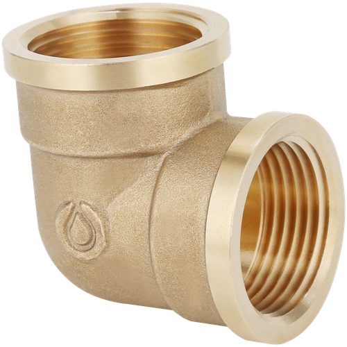 Угольник 90°, ВР-ВР, латунный, 3/4" Gappo (G1206.0504)