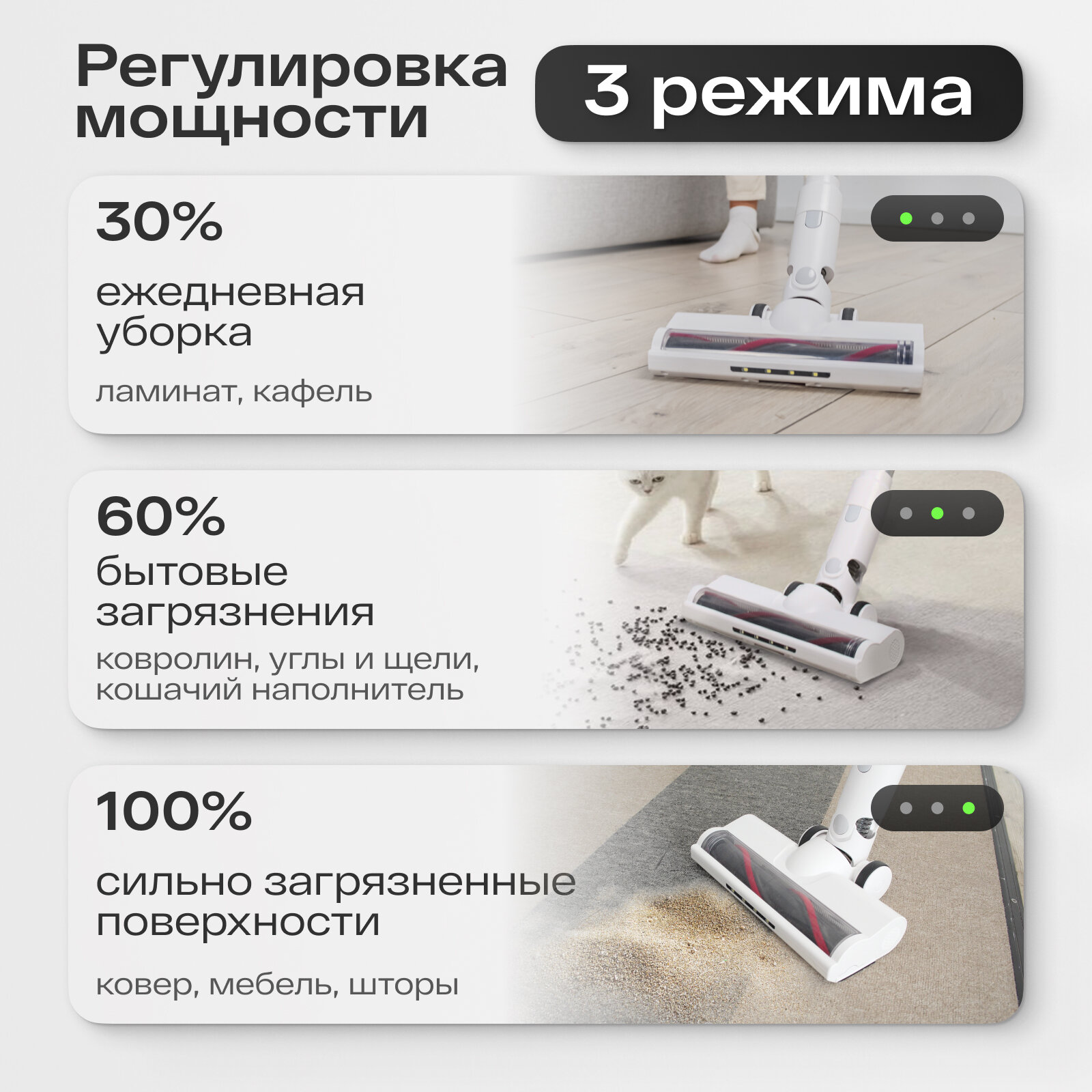 Пылесос вертикальный моющий беспроводной Fanky с влажной и сухой уборкой — фото 1