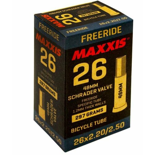 Велокамера MAXXIS FREERIDE 26X2.2-2.5 1.2 авто ниппель