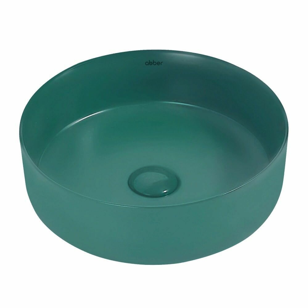 Раковина накладная ABBER Bequem AC2108MBG темно зеленая матовая