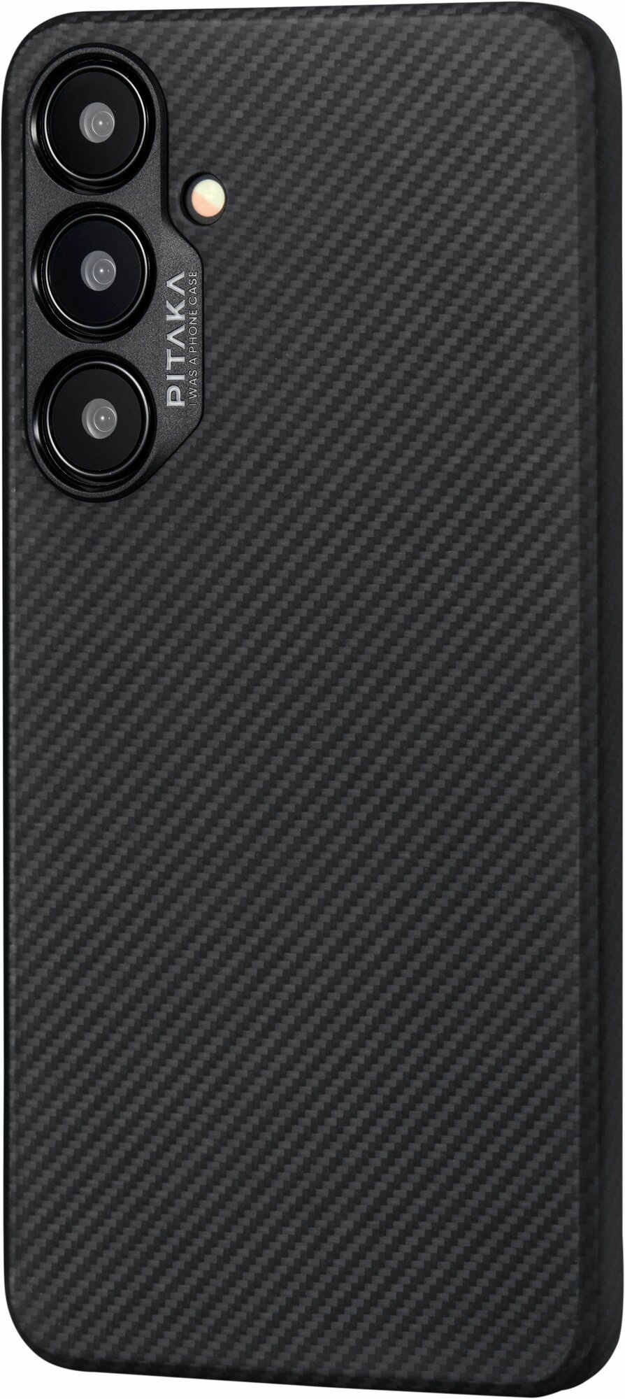 Чехол Pitaka MagEZ Case 4 для Samsung S24 Plus, черный/серый (Black/Grey Twill) — фото 1