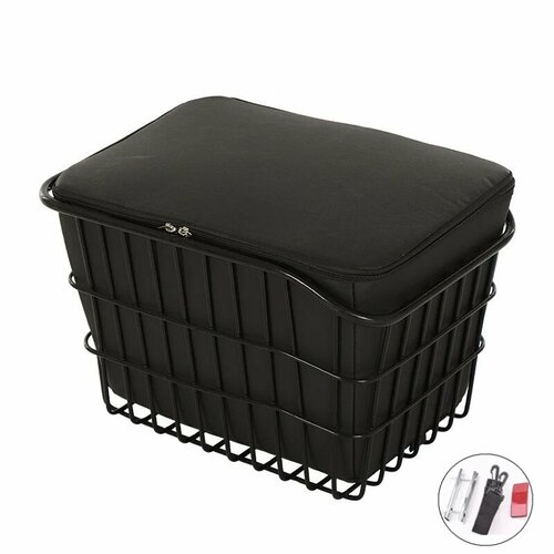 Велосипедная корзина из стали Черный 3504₽