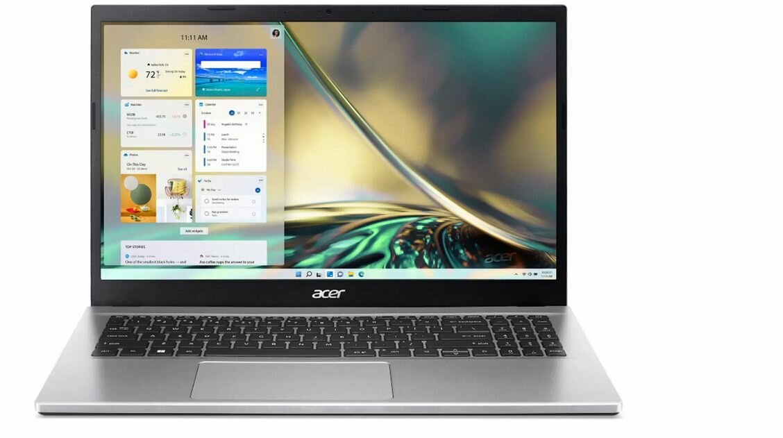 15,6" Ноутбук Acer Aspire 3 A315-44P-R2DH (NX. KSJCD.002) серебристый - 1920x1080, IPS, AMD Ryzen 7 5700U, ядра: 8 x 1,8 ГГц, 16 ГБ, SSD 512 ГБ, AMD Radeon Graphics, W10Pro
