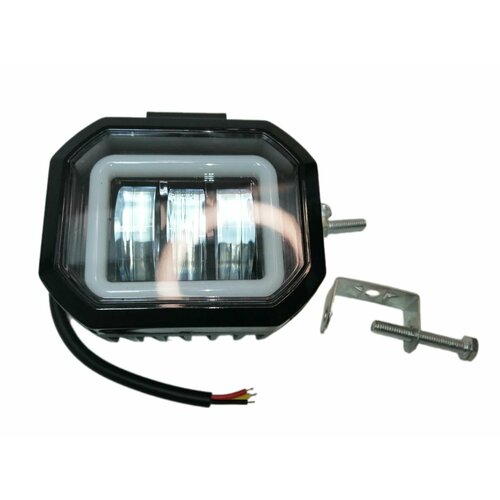 Фара Арктик, 3 линзы, для электросамоката, черная, ближний и дальний свет