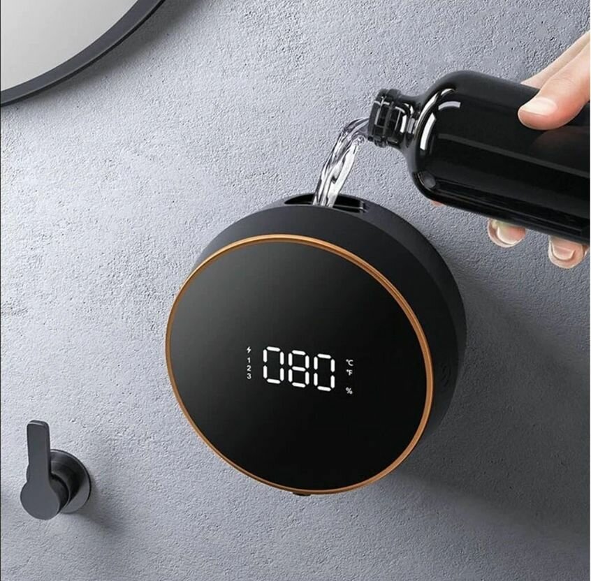 Картинки Диспенсер для мыла сенсорный Xiaomi Zhiya Soap Dispenser (MYX-W1) Black