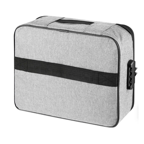 Документница для путешествий URM органайзер для документов с кодовым замком нет серый 369₽