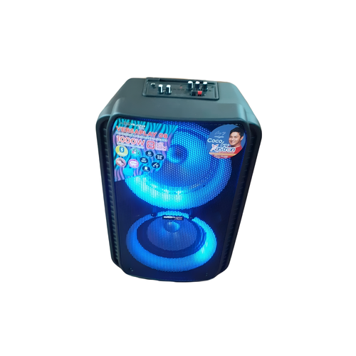 Акустическая колонка Караоке 08100 Вт беспроводной микрофон пульт Bluetooth USB FM TF аудио вход 8850₽