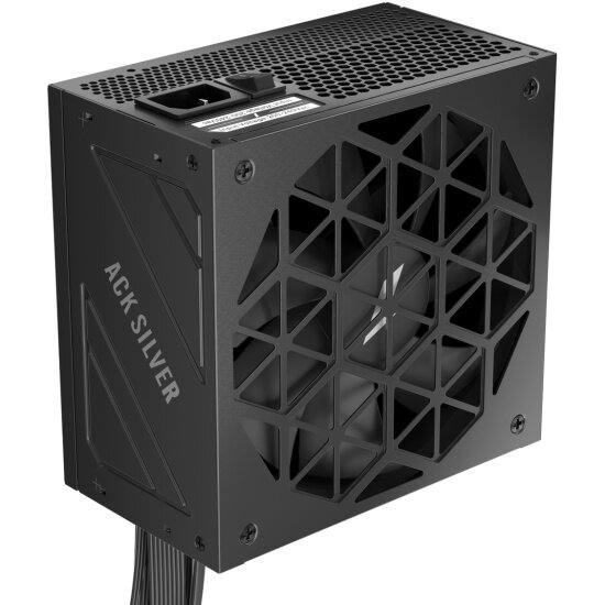 Блок питания 1STPLAYER ACK SILVER, 750W, 80+ Silver, ATX 3.1 (HA-750BA7-BK) — фото 1