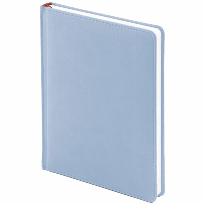 Ежедневник недатированный Attache А6+ Velvet, Зефирный голубой (3-495/35)