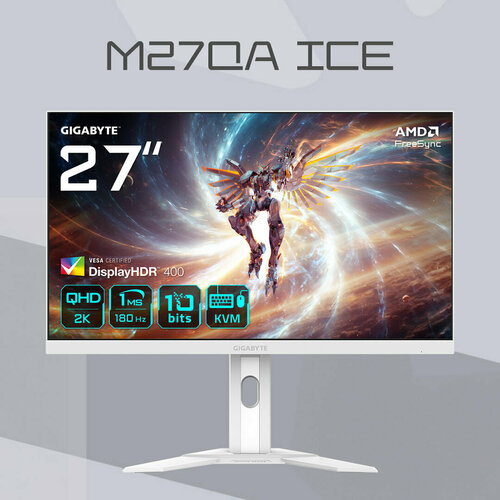 27 Монитор Gigabyte M27QA ICE IPS 2560x1440 180 Гц 39730₽