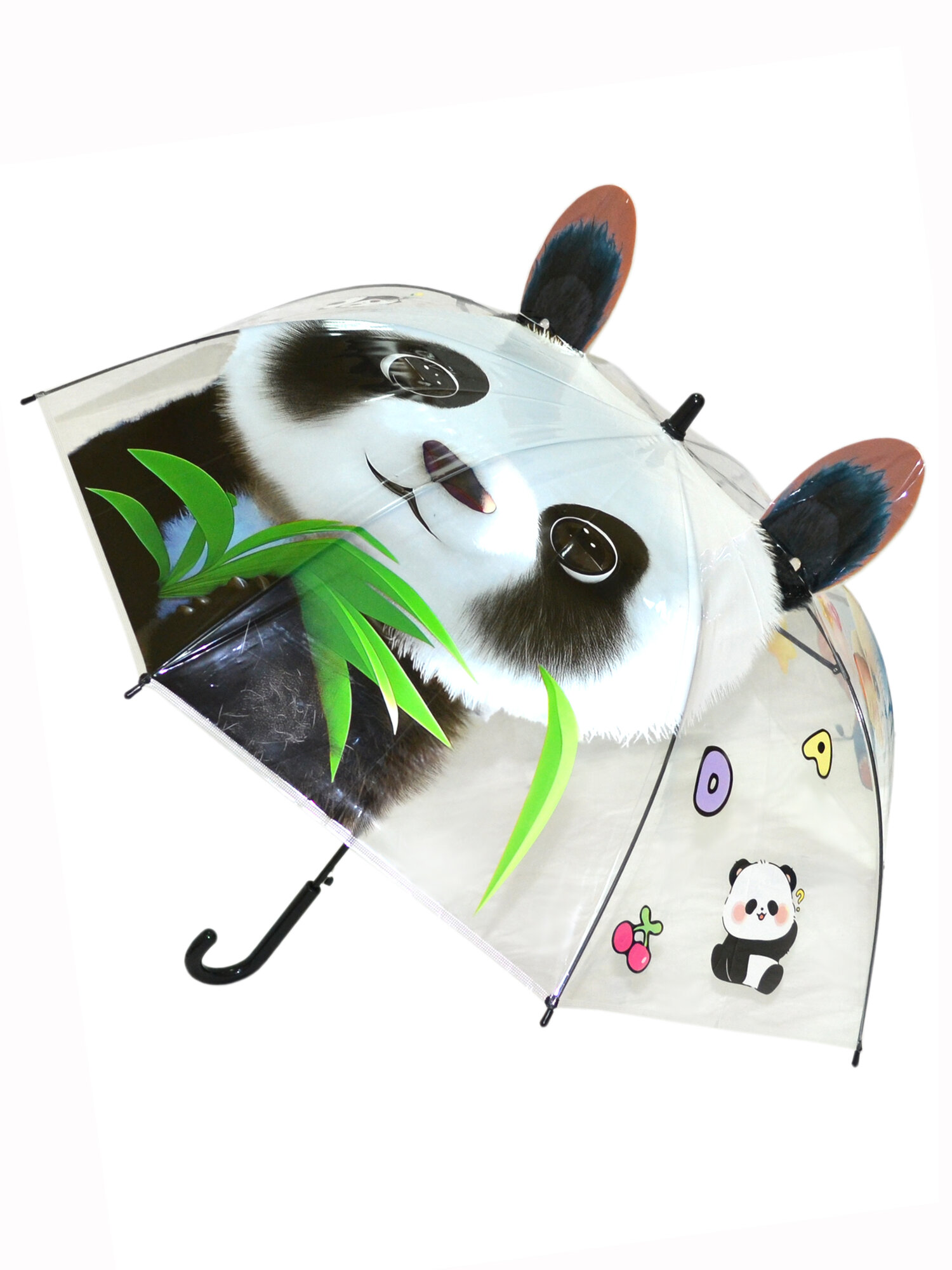 Зонт-трость Ame Yoke, черно-белый — фото 1