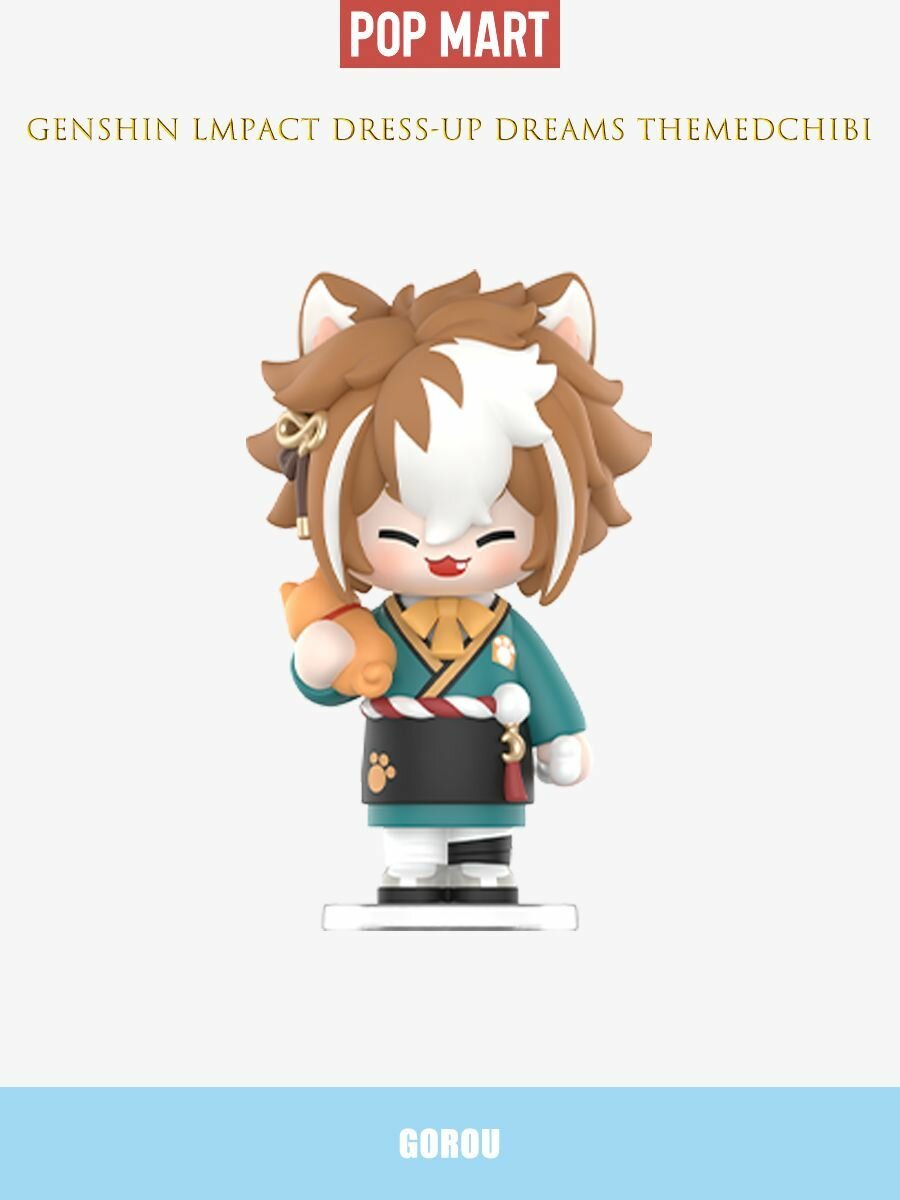 Ywy. горячиеКоллекционная фигурка Слепая коробка POP MART Genshin lmpact Dress-Up Dreams ThemedChibi Series Figures