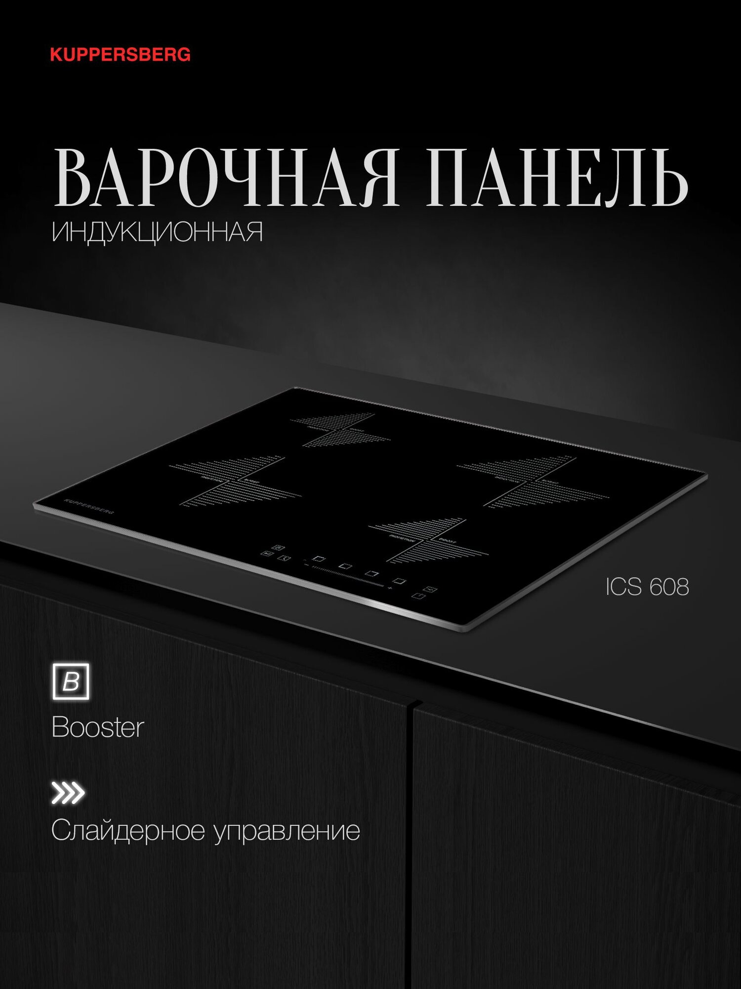 Индукционная варочная панель Kuppersberg ICS 608