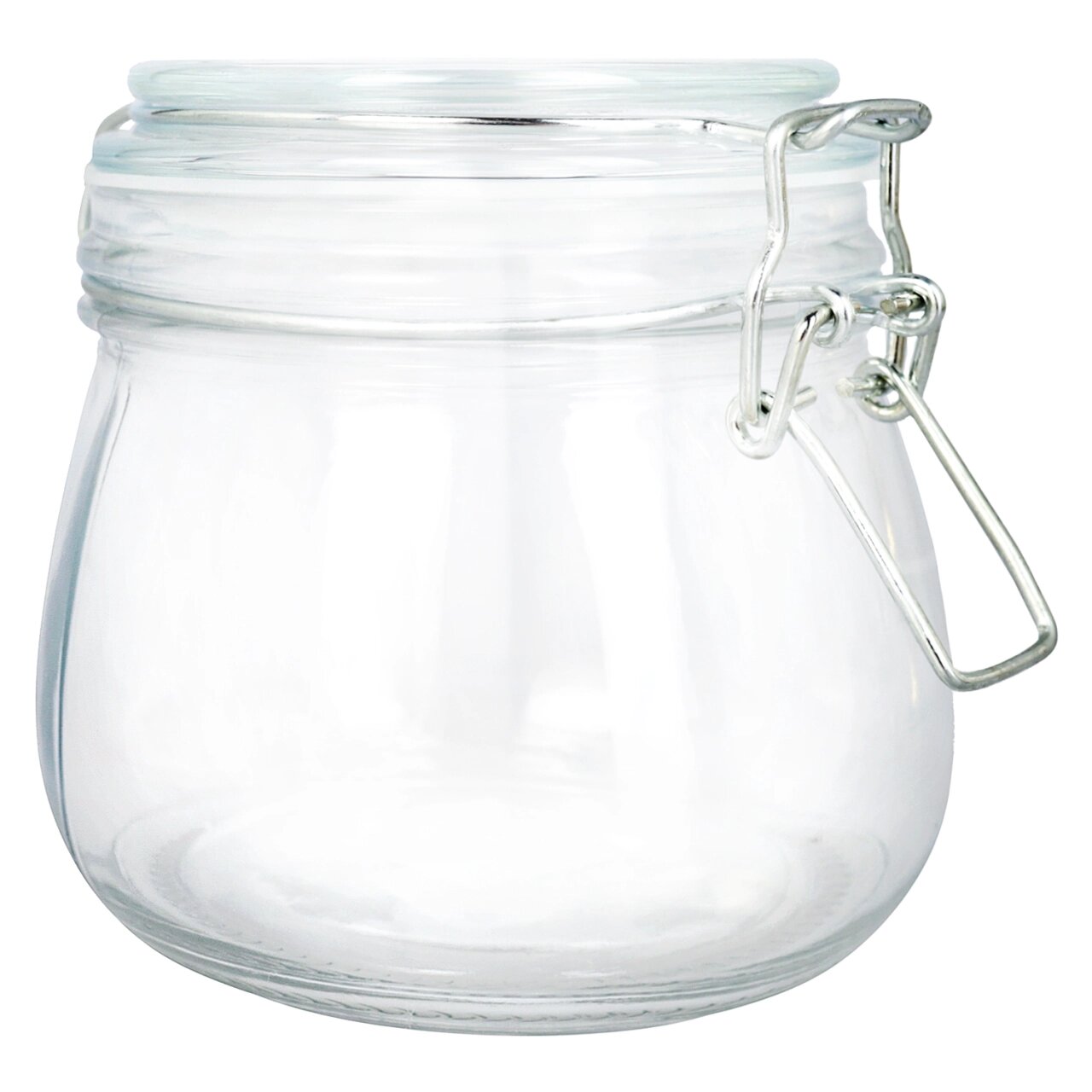 Банка для продуктов с бугельным замком 0.45 л стекло