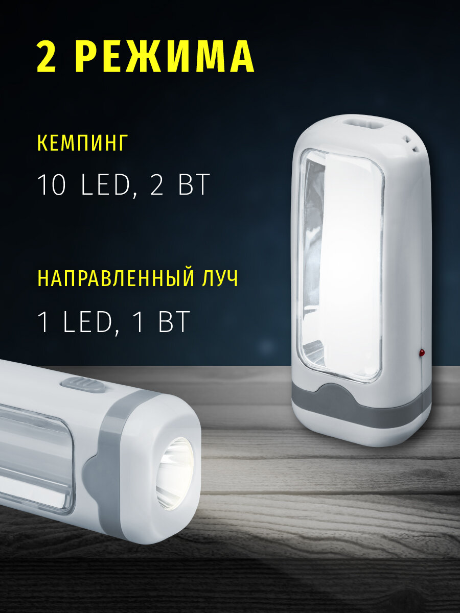 Фонарь аккумуляторный светодиодный Navigator 14 028 NPT-CP19-ACCU — фото 1