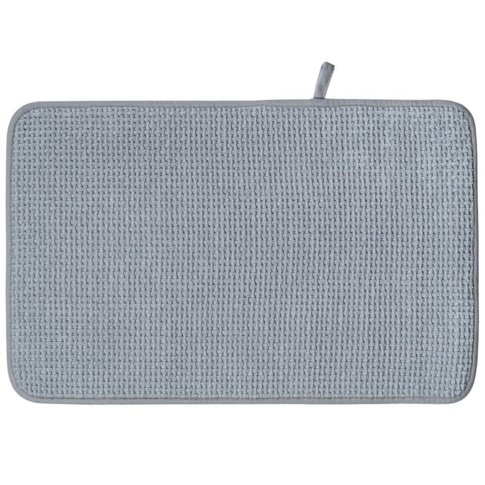 Коврик для ванной Swensa Slot 50x80 см цвет серый