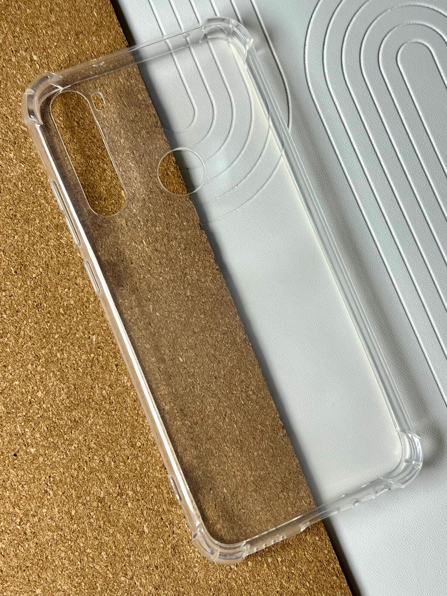 Картинки Чехол для Xiaomi Redmi Note 8T (Сяоми Редми Ноут 8Т) противоударный / с защитой камеры , прозрачный