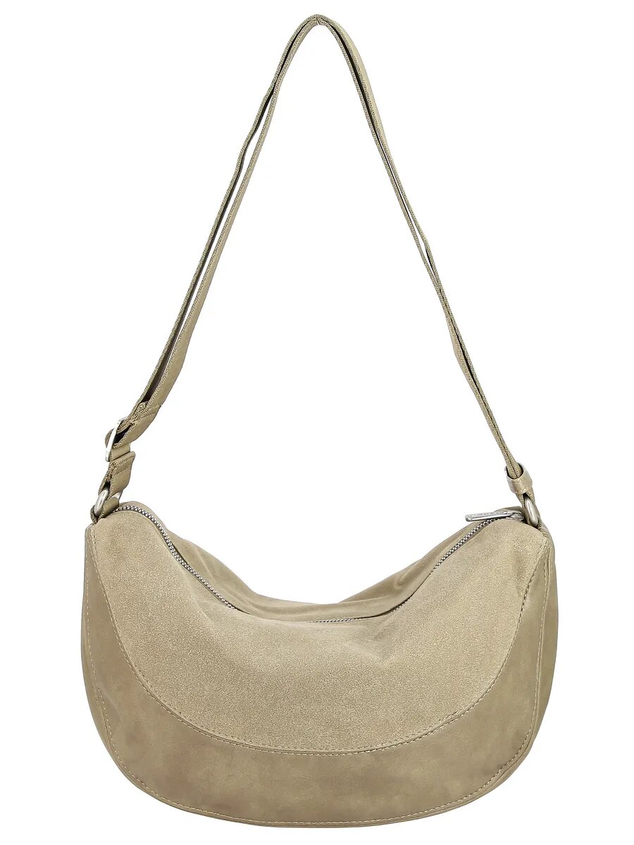 Сумка хобо DAVID JONES, хаки — фото 1