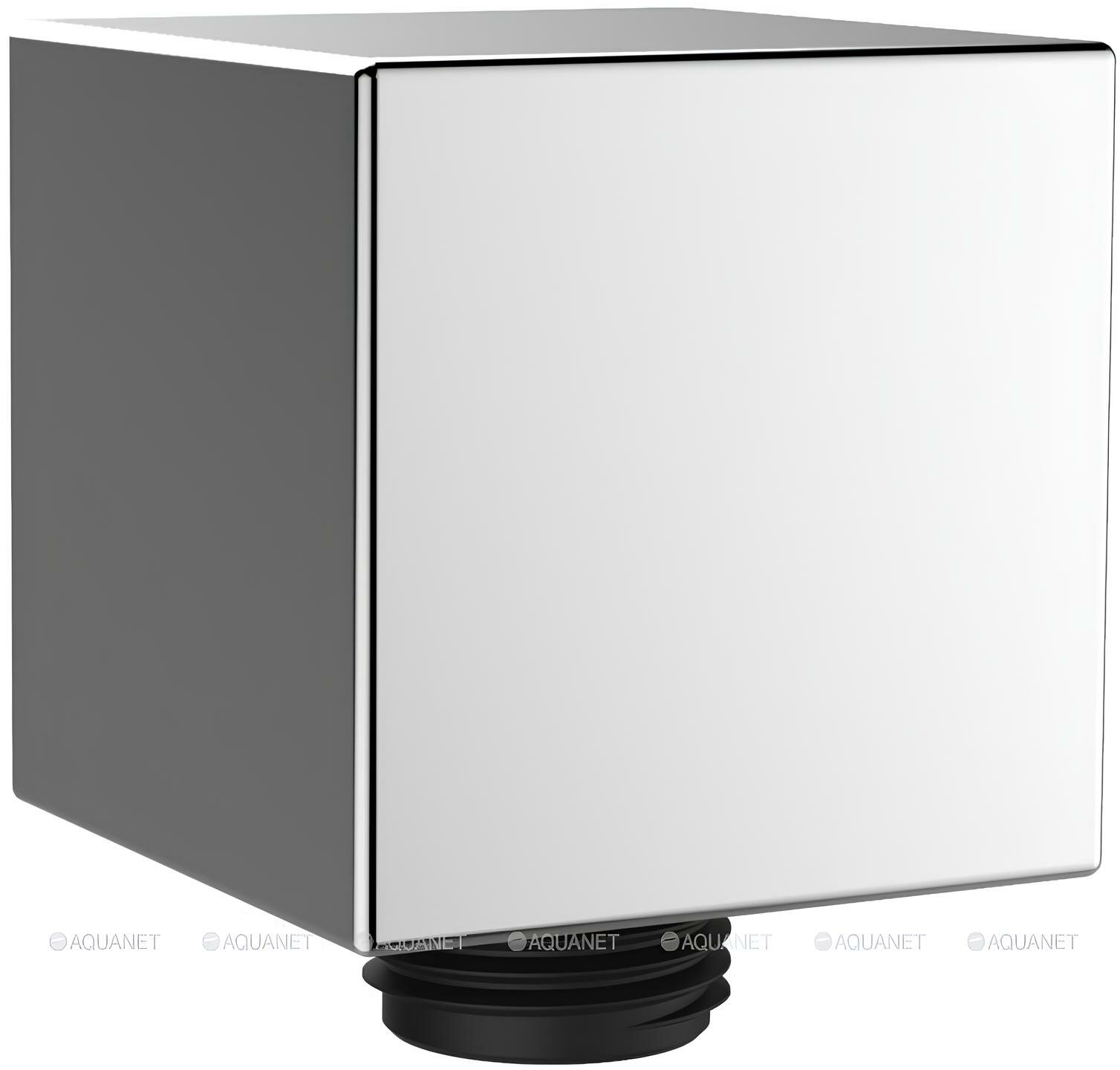 Шланговое подключение Aquanet Square для душа пластик цвет хром