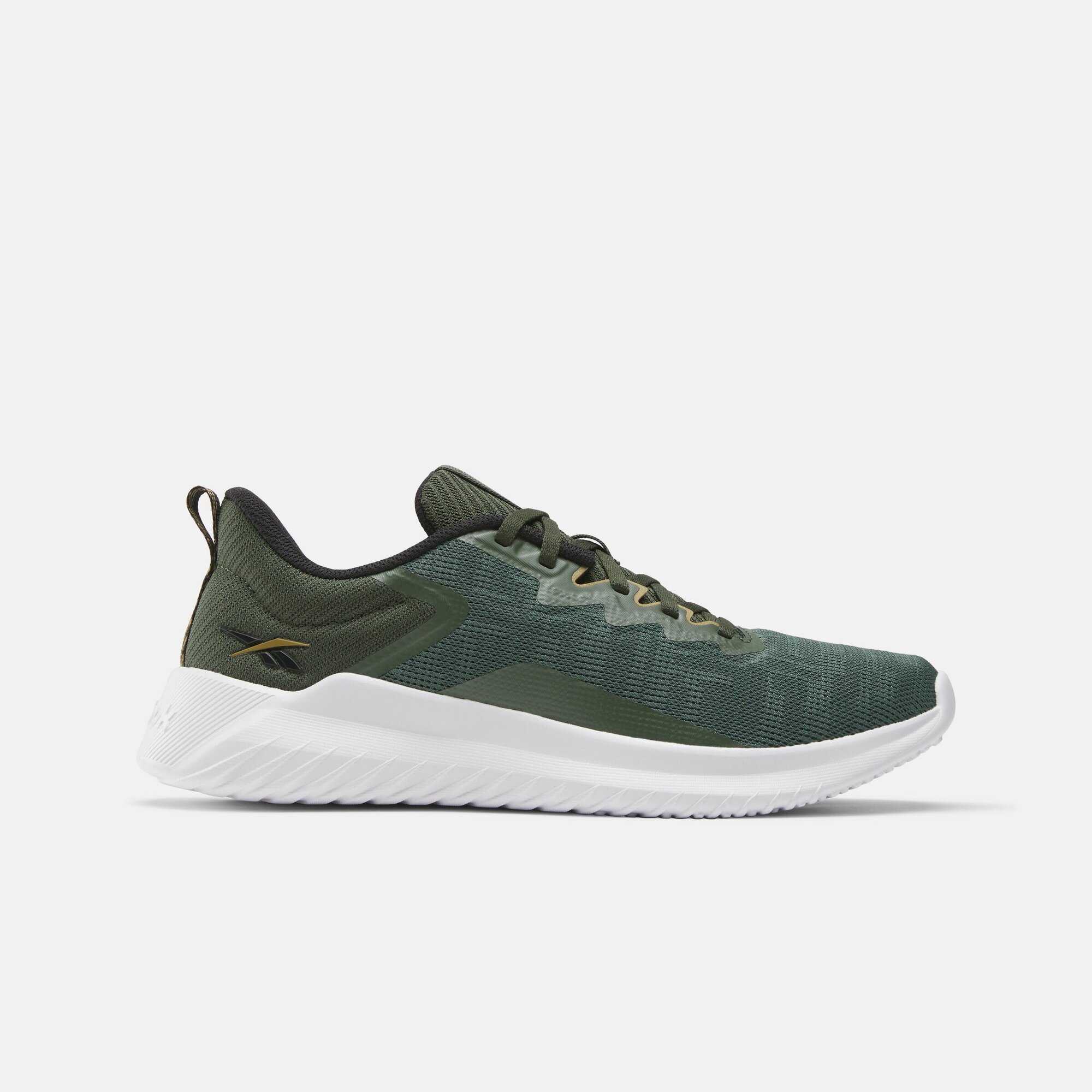 Кроссовки Reebok Fluxlite II, размер 10 US, хаки/черный/белый