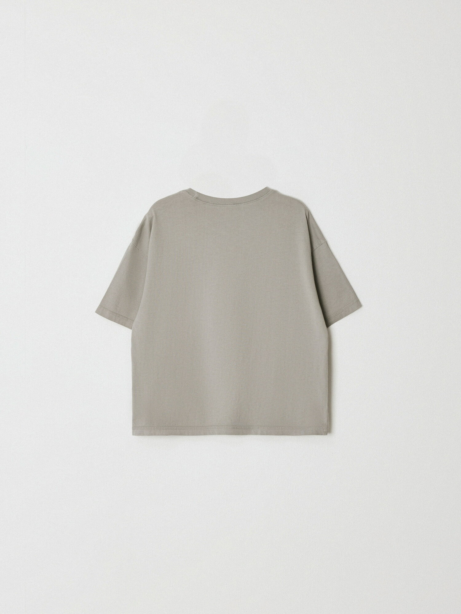 Футболка Sela, размер 122, серо-бежевый — фото 1