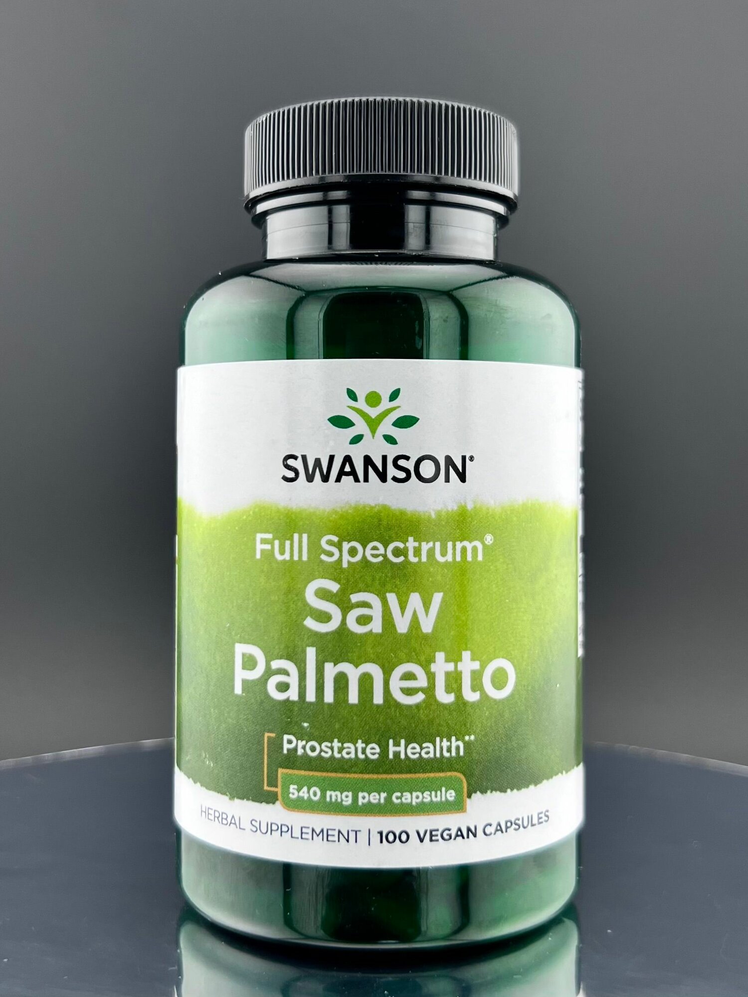 Со Пальметто, Swanson, Full Spectrum Saw Palmetto, 540 мг, 100 капсул