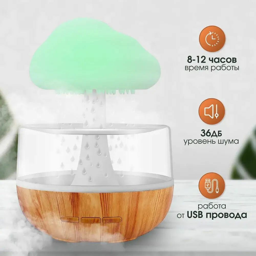 Увлажнитель воздуха Humidifer Cloud rain - фотография № 1