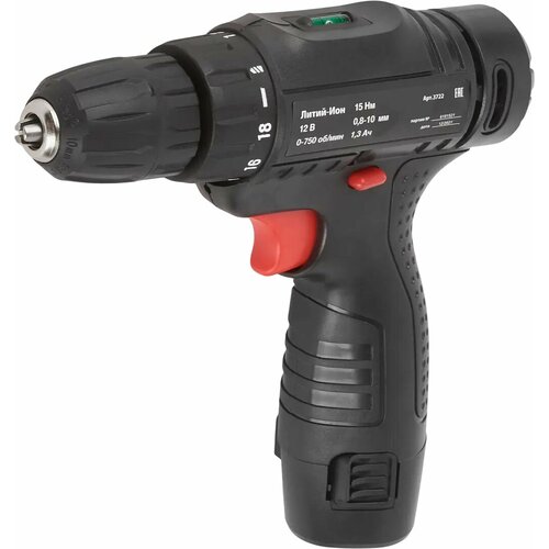 Дрель-шуруповерт аккумуляторная DRA-12Р 12 В Li-ion 13 Ач 289200₽